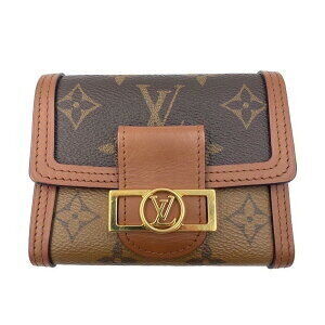 Louis Vuitton Portefeuille Wallet Dauphine Compact Monogram Reverse Brown